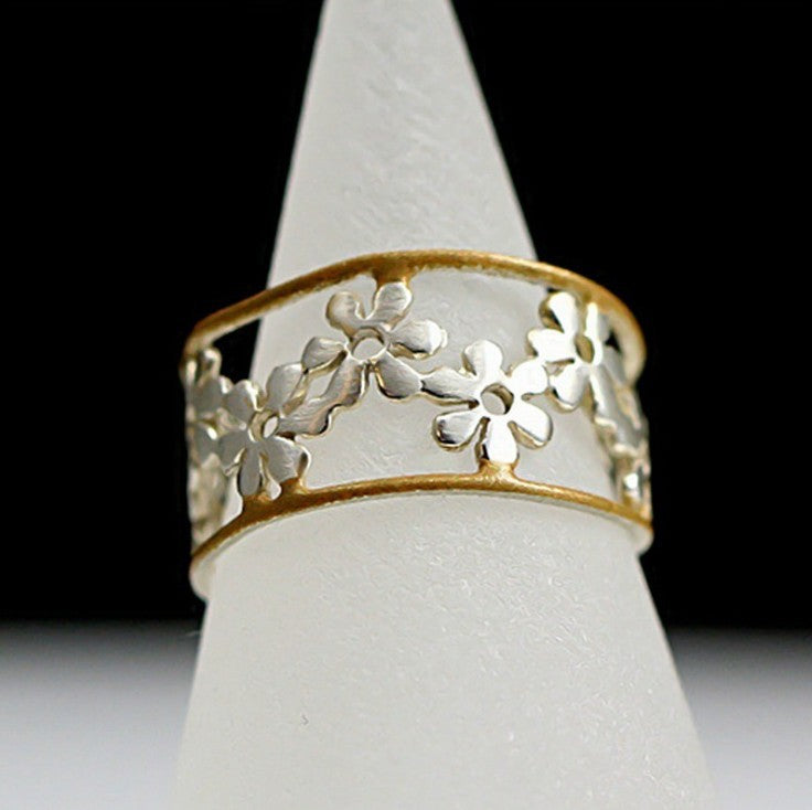 Creative Sunflower Chrysanthemum Opening G Adjustable Ring