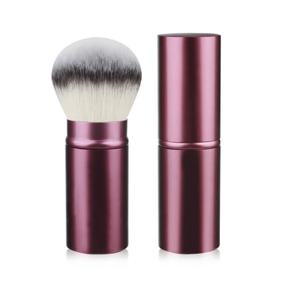 Mini-portable Retractable Cosmetic Brush Soft Wool Thickened Aluminum Tube Beauty Tools