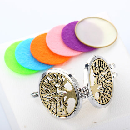 Luminous Life Tree phase box aromatherapy necklace canthe luminous fragrance divergent Necklace manufacturer direct selling