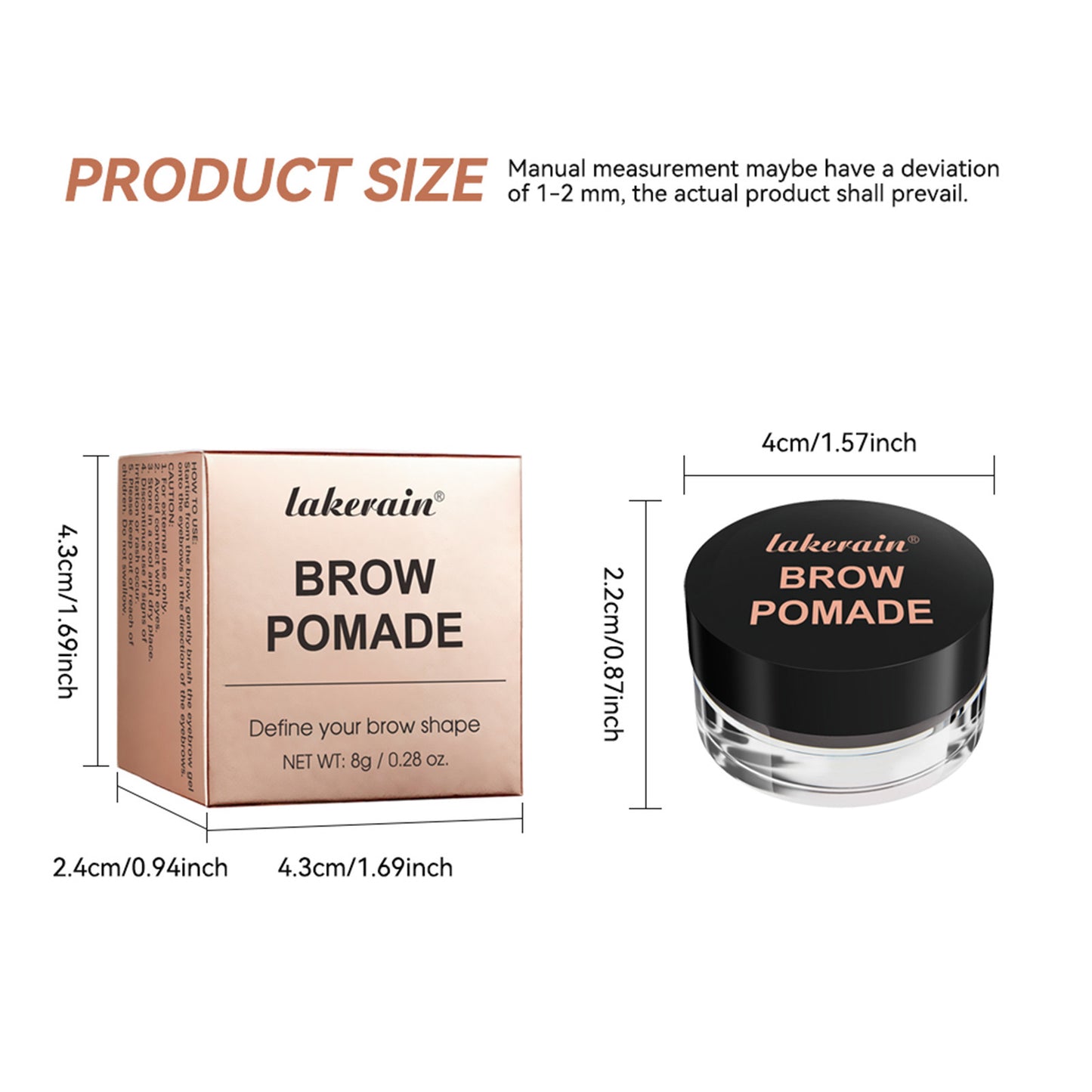 Long-lasting Smudge-free Waterproof Eyebrow Gel