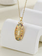 Personality Design Micro Inlaid Zircon Color Necklace