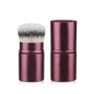 Mini-portable Retractable Cosmetic Brush Soft Wool Thickened Aluminum Tube Beauty Tools