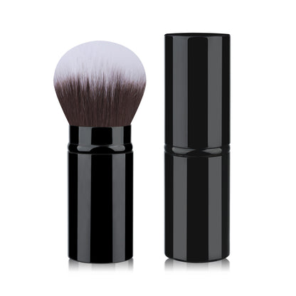 Mini-portable Retractable Cosmetic Brush Soft Wool Thickened Aluminum Tube Beauty Tools