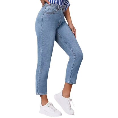 Retro High Waist Stretch Skinny Jeans For Women