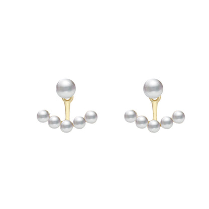 Vintage Pearl Creative Simple Pearl Long Earrings