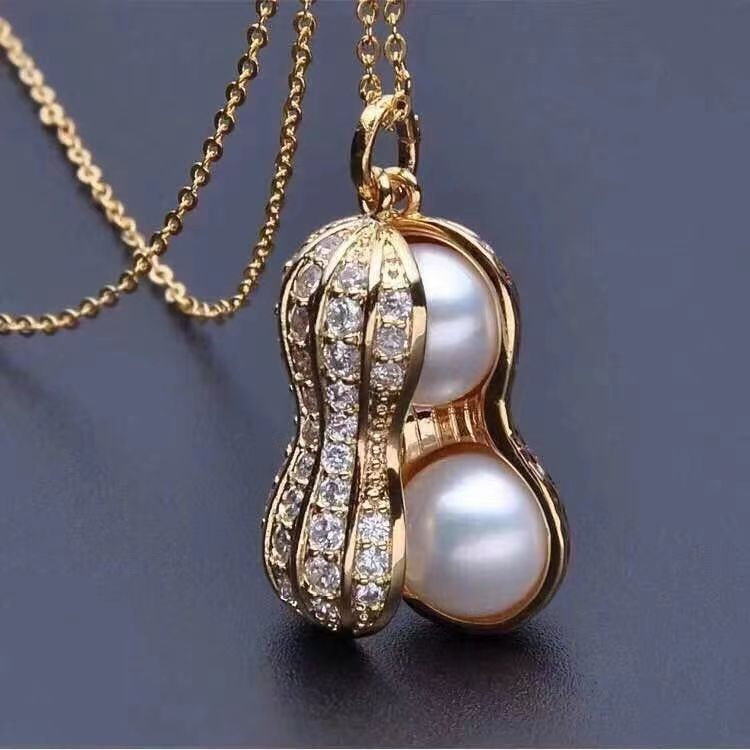 Peanut Pendant Necklace For Women Simple Niche