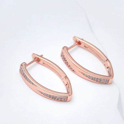 Royal Rose Gold Earrings Party Gifts