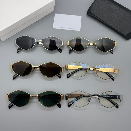 Metal Polygon Ins Personality Fashion Sunglasses