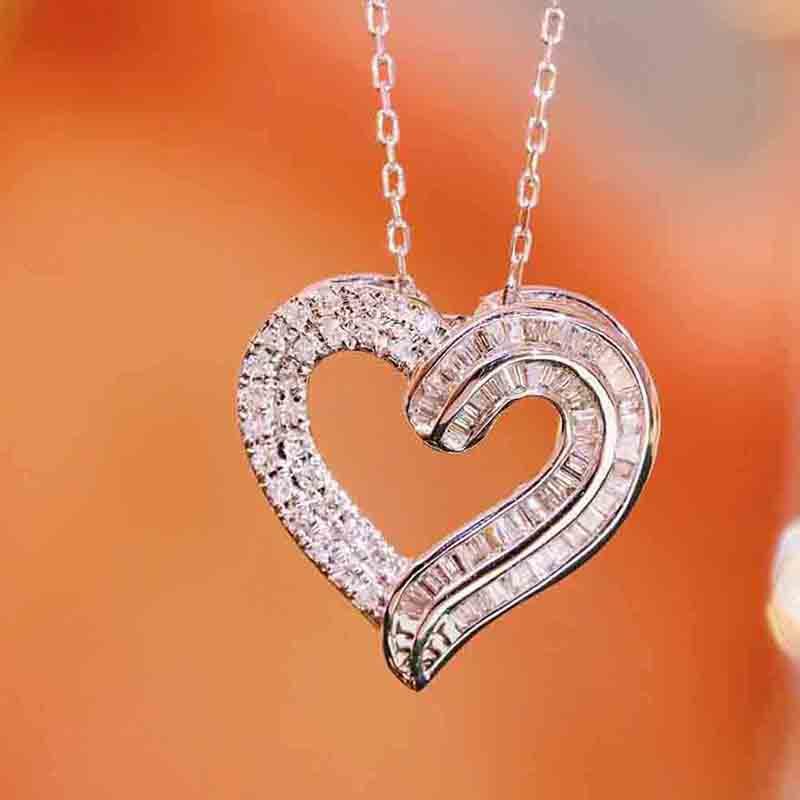 Heart Pendant Necklace Girls' Jewelry