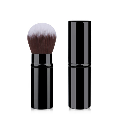 Mini-portable Retractable Cosmetic Brush Soft Wool Thickened Aluminum Tube Beauty Tools