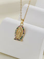 Personality Design Micro Inlaid Zircon Color Necklace